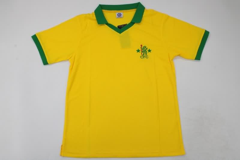 AAA Quality Chelsea 1980 Yellow Retro Soccer Jersey