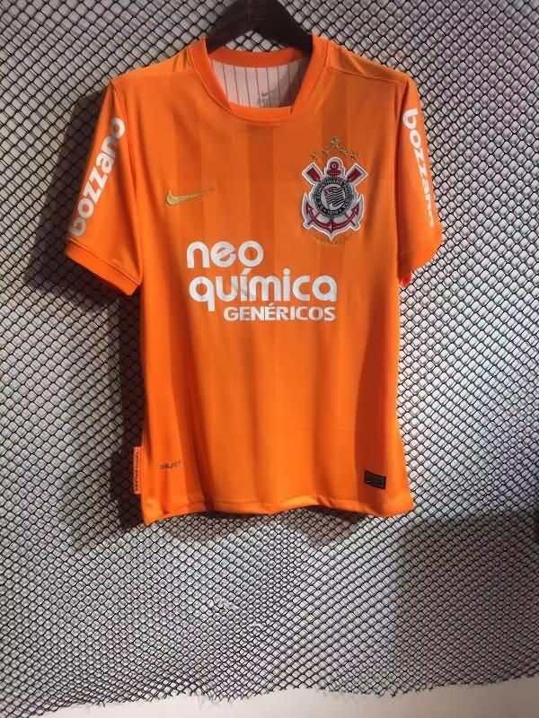 AAA Quality Corinthians 2010 Goalkeeper Orange Retro Soccer Jersey