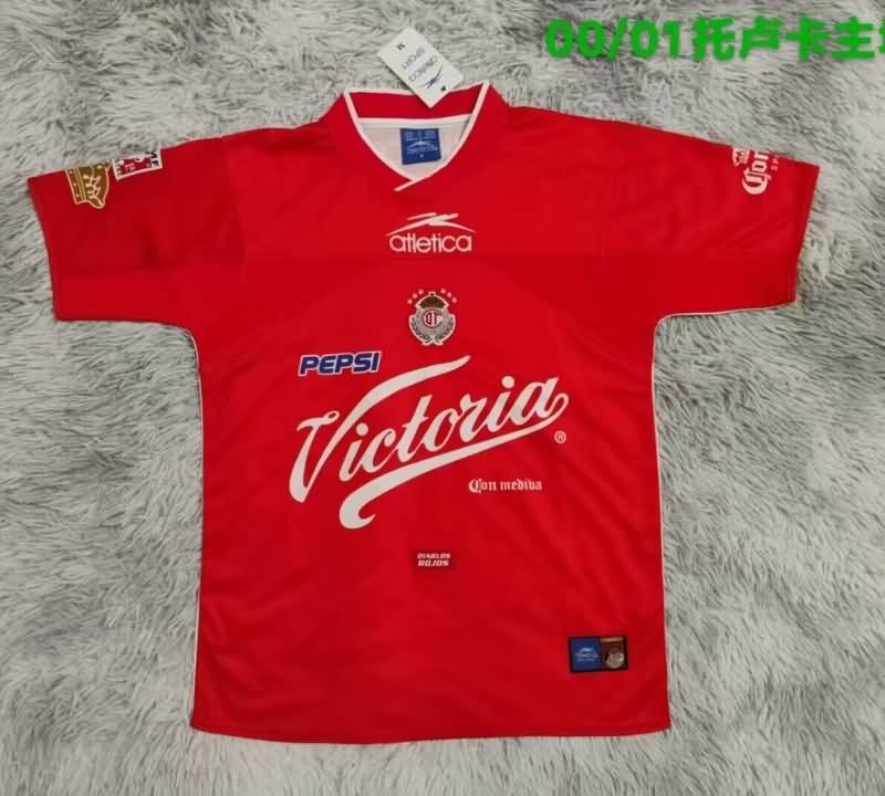 AAA Quality Deportivo Toluca 2000/01 Home Retro Soccer Jersey