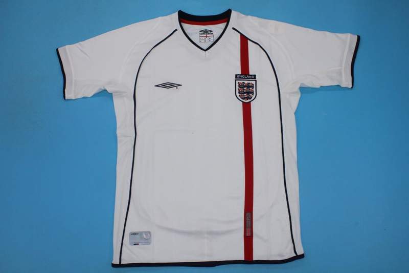 AAA Quality England 2002 Home Retro Soccer Jersey