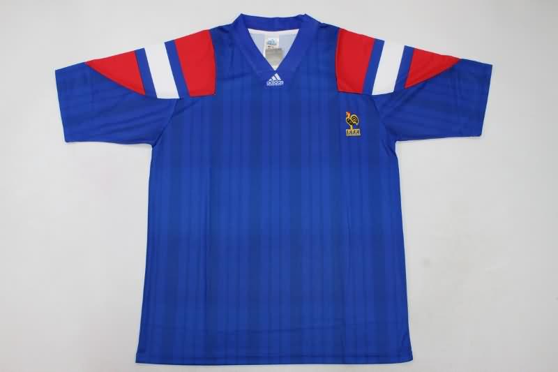 AAA Quality France 1992/94 Home Retro Soccer Jersey
