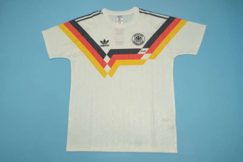 AAA Quality Germany 1990 EURO Home Retro Soccer Jersey