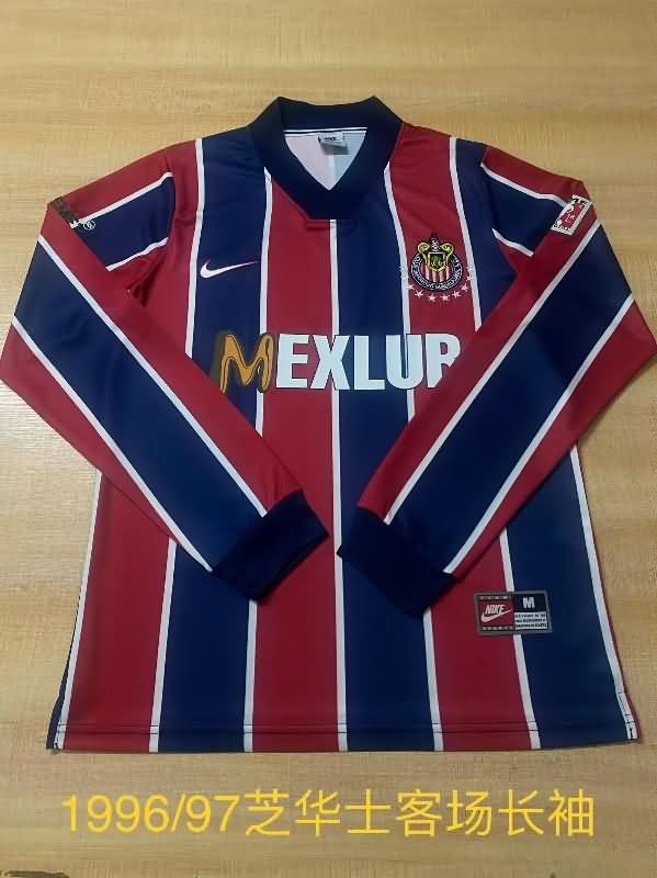 AAA Quality Guadalajara 1996/97 Away Long Sleeve Retro Soccer Jersey