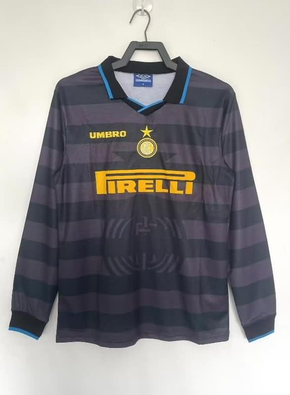 AAA Quality Inter Milan 1997/98 Third Long Sleeve Retro Soccer Jersey