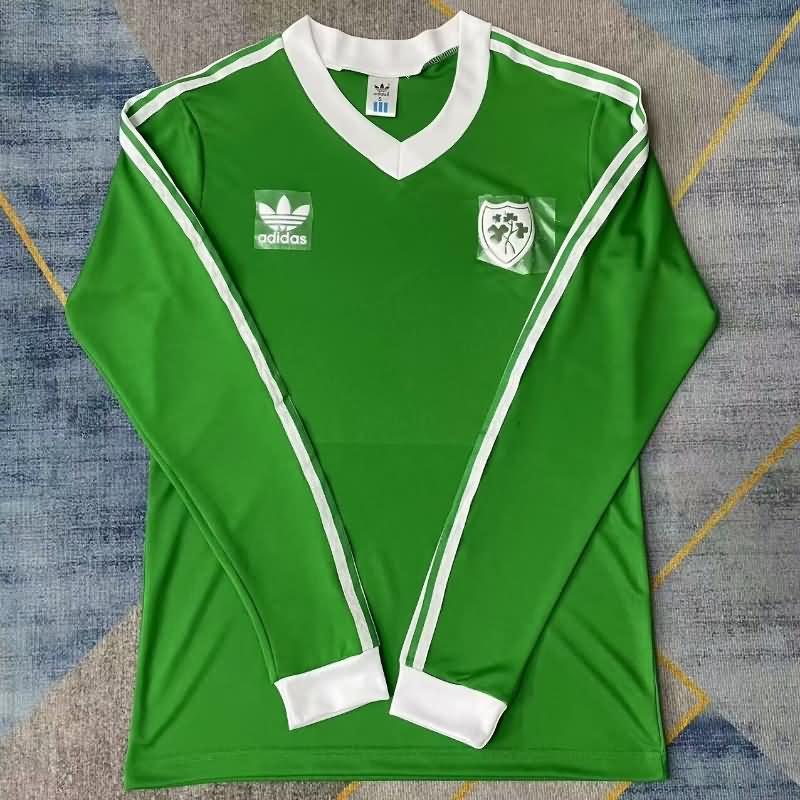 AAA Quality Ireland 1986 Home Long Sleeve Retro Soccer Jersey