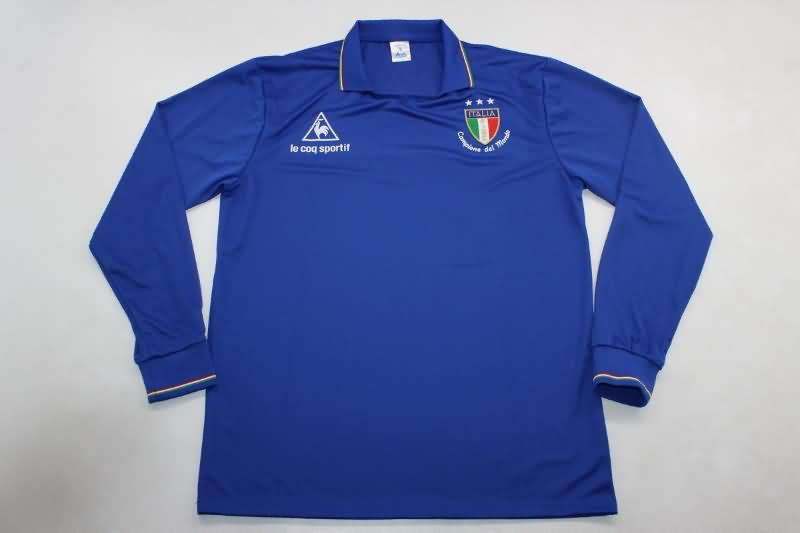 AAA Quality Italy 1982 Home Long Sleeve Retro Soccer Jersey