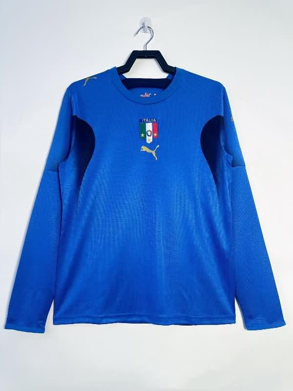 AAA Quality Italy 2006 Home Long Sleeve Retro Soccer Jersey