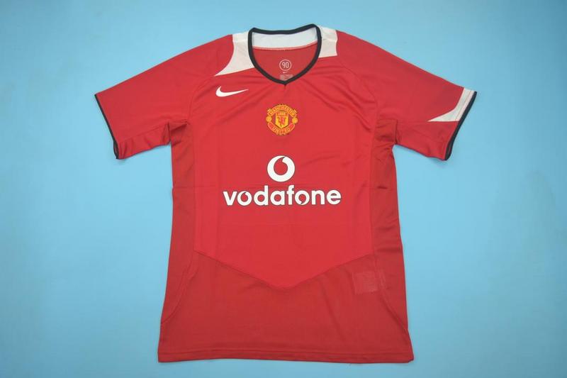 AAA Quality Manchester United 2004/06 Home Retro Soccer Jersey