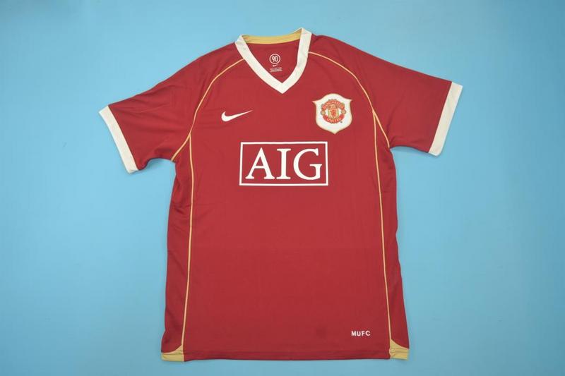 AAA Quality Manchester United 2006/07 Home Retro Soccer Jersey