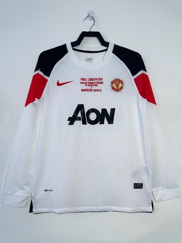 AAA Quality Manchester United 2010/11 Away Long Sleeve Final Soccer Jersey