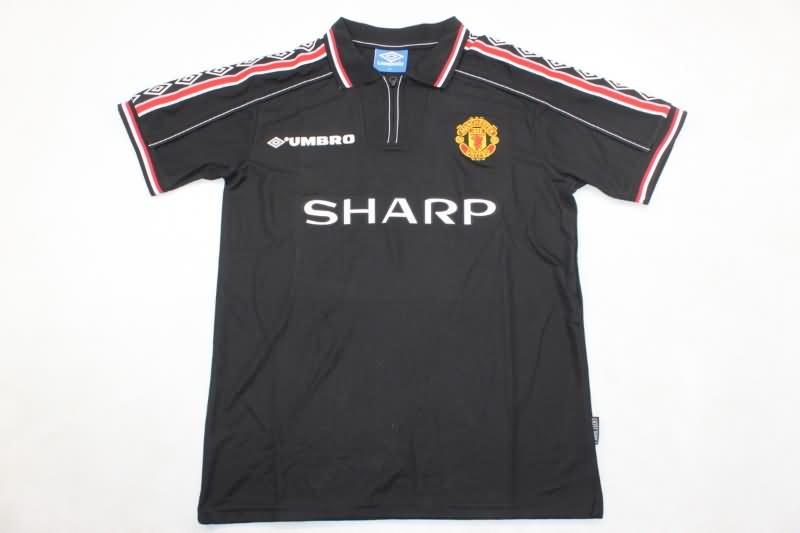 AAA Quality Manchester United 1999 Black Retro Soccer Jersey