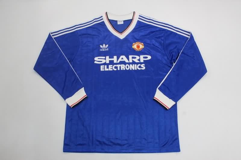 AAA Quality Manchester United 1983/84 Third Retro Long Sleeve Soccer Jersey