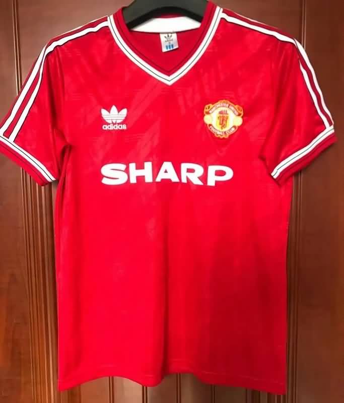 AAA Quality Manchester United 1986/88 Home Retro Soccer Jersey