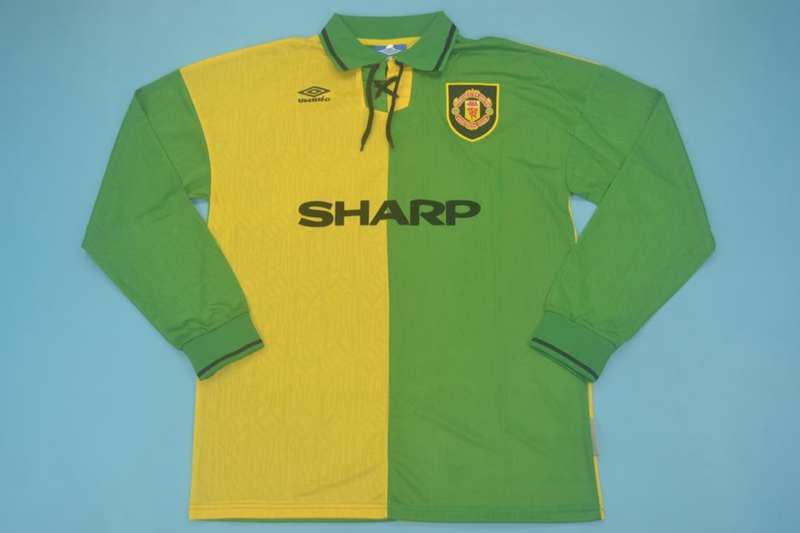 AAA Quality Manchester United 1992/94 Away Long Retro Soccer Jersey