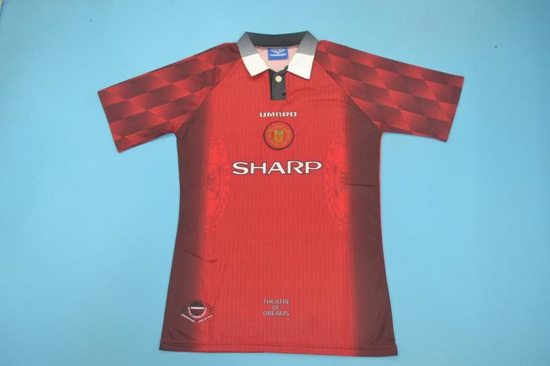 AAA Quality Manchester United 1996/98 Home Retro Soccer Jersey
