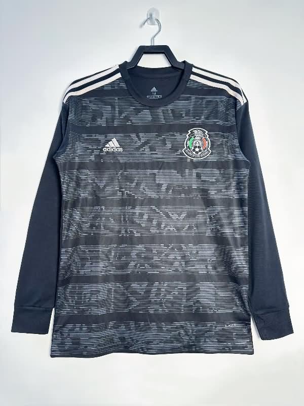 AAA Quality Mexico 2019 Away Long Sleeve Retro Soccer Jersey