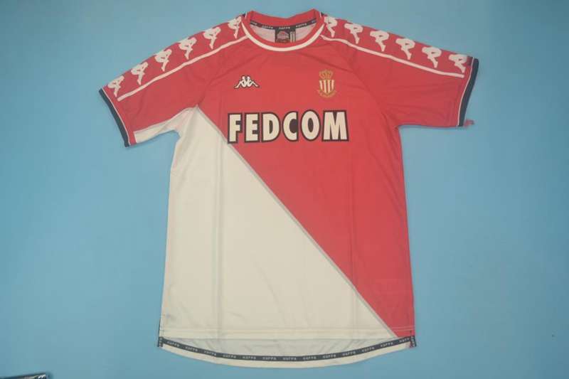 AAA Quality Monaco 1999/00 Home Retro Soccer Jersey