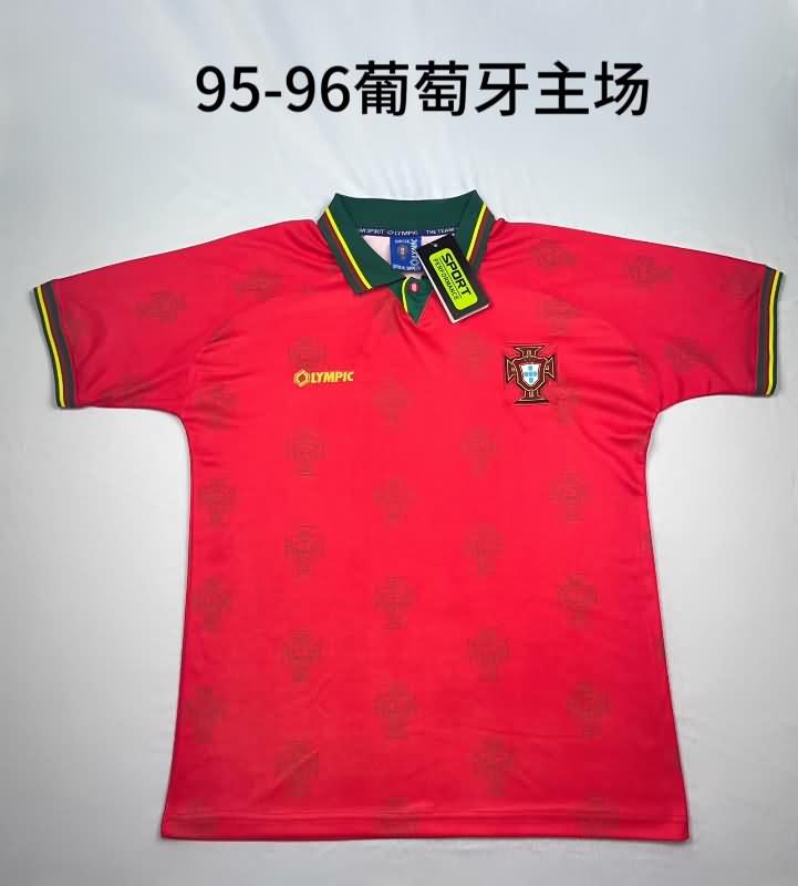 AAA Quality Portugal 1995/96 Home Retro Soccer Jersey