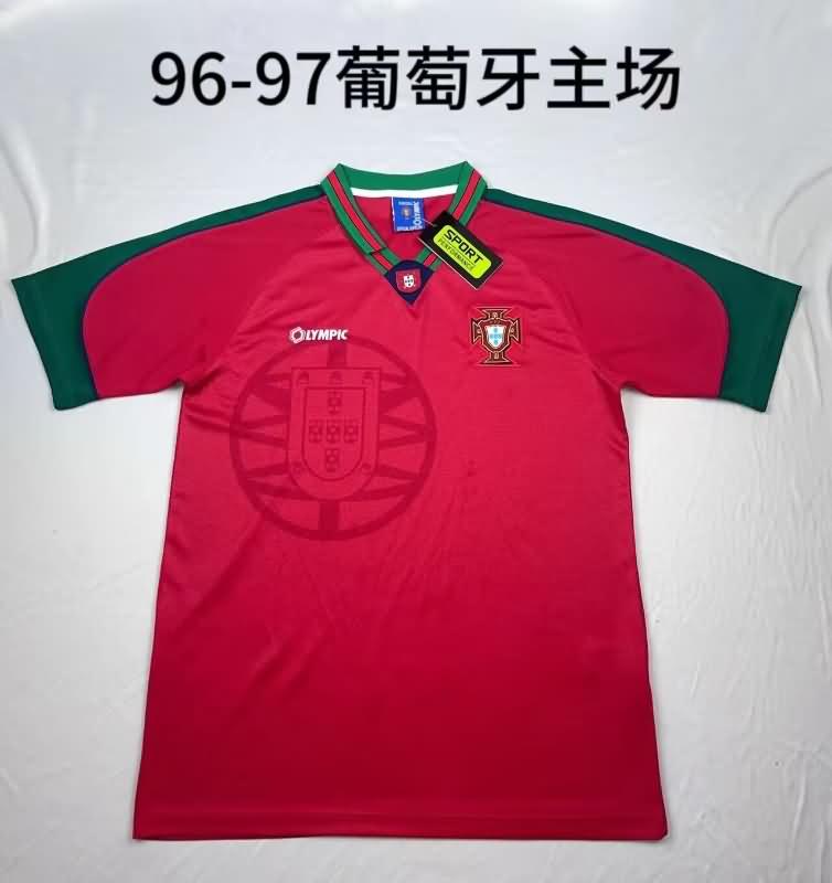 AAA Quality Portugal 1996/97 Home Retro Soccer Jersey
