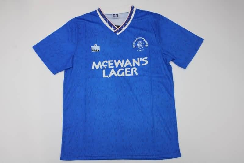 AAA Quality Rangers 1990/92 Home Retro Soccer Jersey