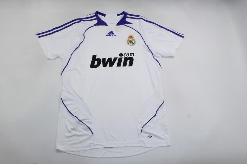 AAA Quality Real Madrid 2007/08 Home Retro Soccer Jersey