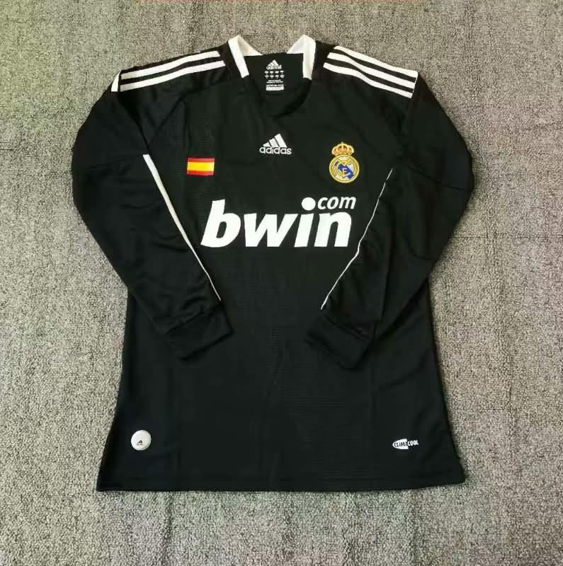 AAA Quality Real Madrid 2008/09 Away Long Sleeve Retro Soccer Jersey