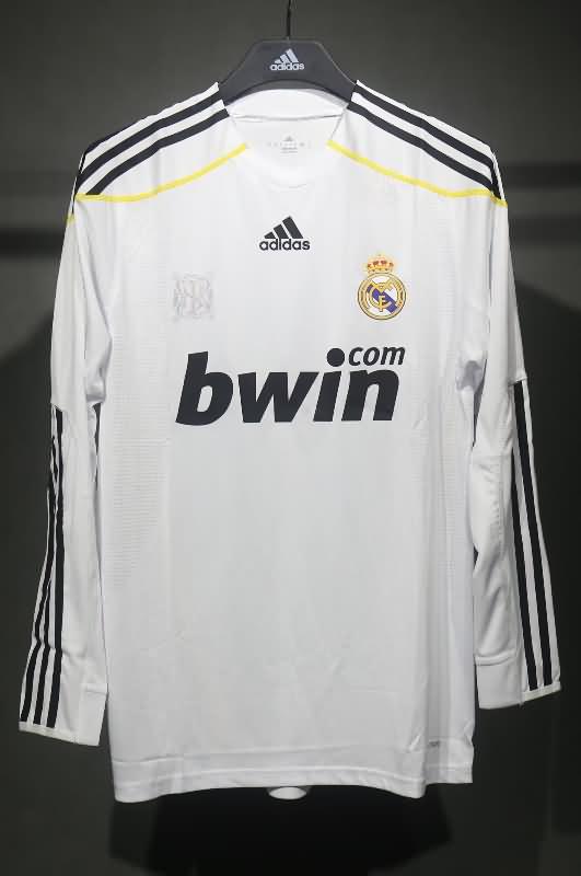 AAA Quality Real Madrid 2009/10 Home Long Retro Soccer Jersey (Player)