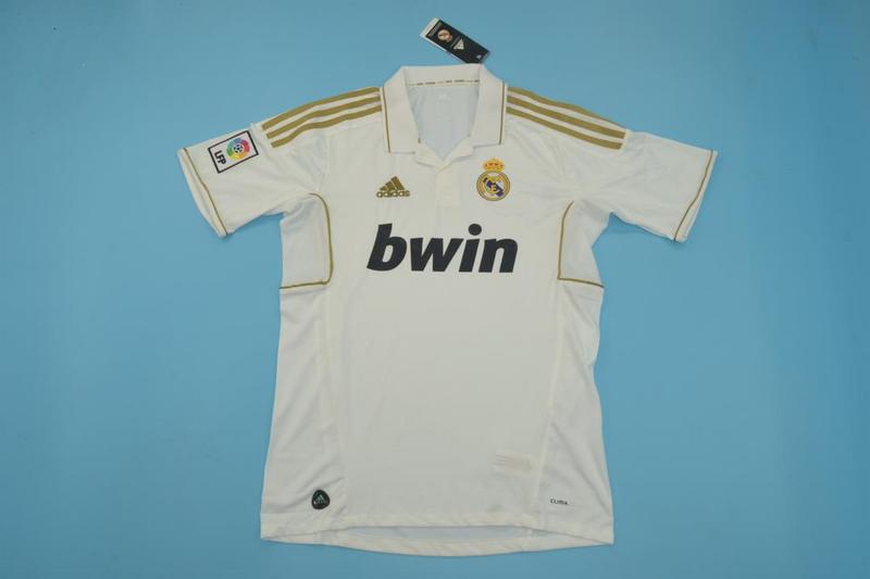 AAA Quality Real Madrid 2011/12 Home Retro Soccer Jersey