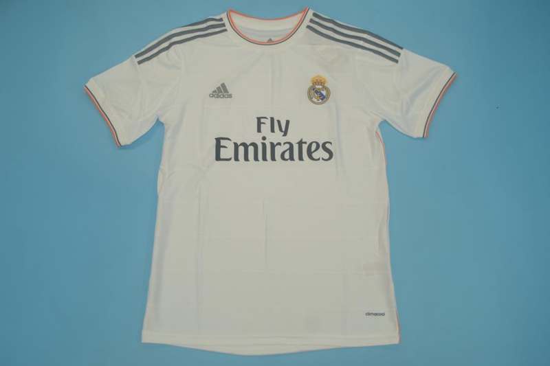 AAA Quality Real Madrid 2013/14 Home Retro Soccer Jersey