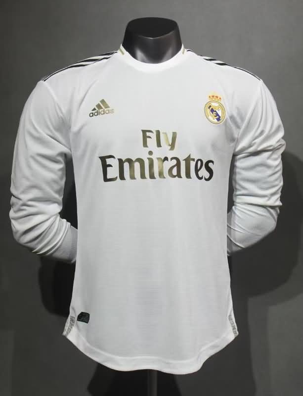 AAA Quality Real Madrid 2019/20 Home Long Retro Soccer Jersey (Player)