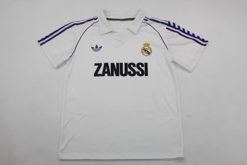 AAA Quality Real Madrid 1982/84 Home Retro Soccer Jersey