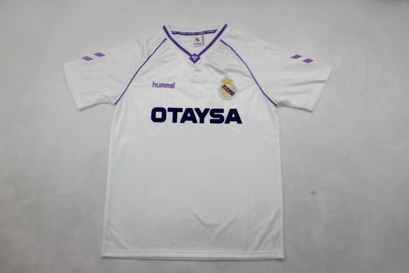 AAA Quality Real Madrid 1990/92 Home Retro Soccer Jersey