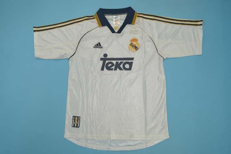 AAA Quality Real Madrid 1998/00 Home Retro Soccer Jersey