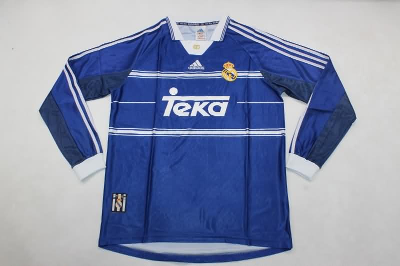 AAA Quality Real Madrid 1998/99 Third Long Sleeve Retro Soccer Jersey