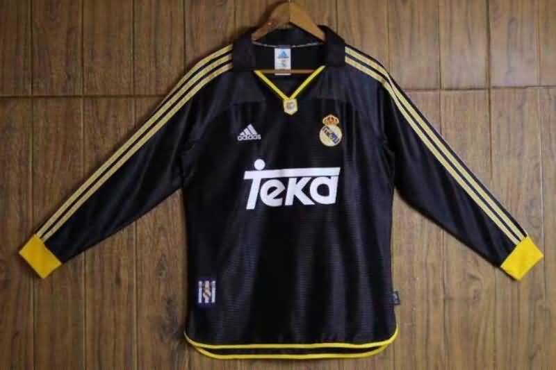 AAA Quality Real Madrid 1999/00 Away Long Retro Soccer Jersey