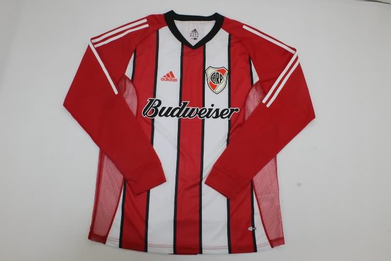 AAA Quality River Plate 2003/04 Away Long Sleeve Retro Soccer Jersey