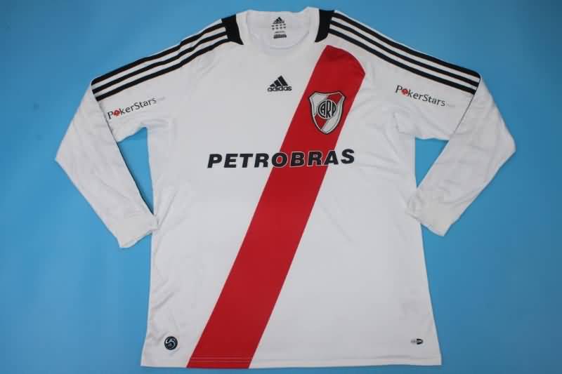 AAA Quality River Plate 2009/10 Home Long Retro Soccer Jersey