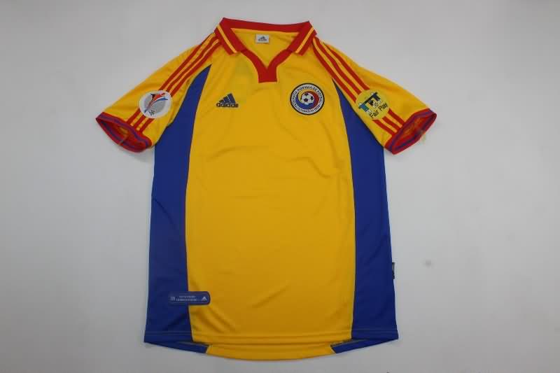 AAA Quality Romania 2000 Home Retro Soccer Jersey