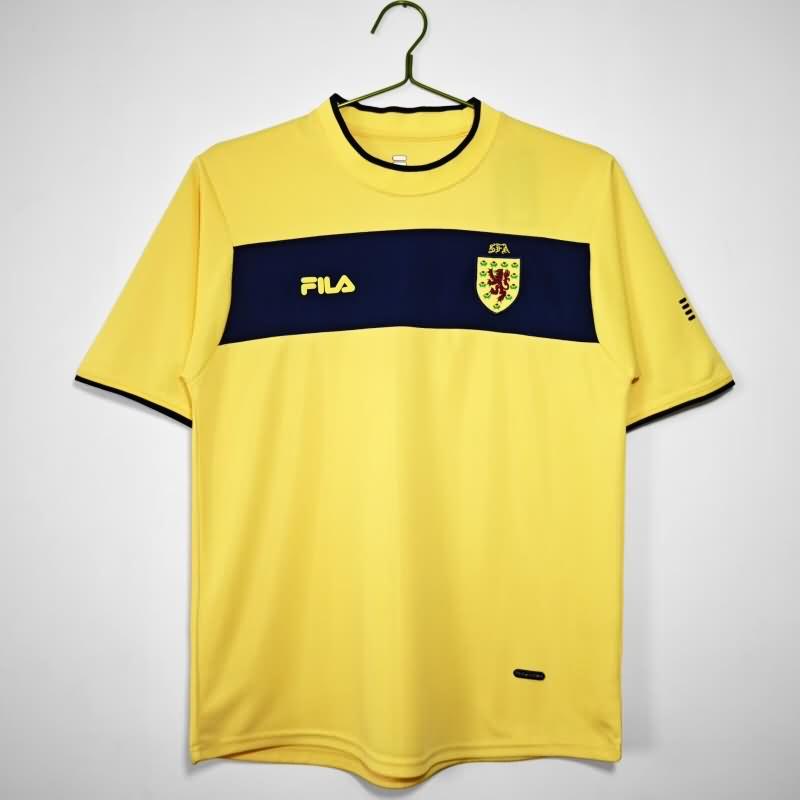 AAA Quality Scotland 2002 Away Retro Soccer Jersey