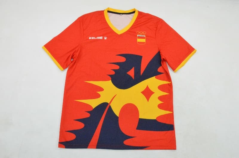 AAA Quality Spain 1992 Home Olympia Retro Soccer Jersey AAA Quality Spain 1992 Home Olympia Retro Soccer Jersey