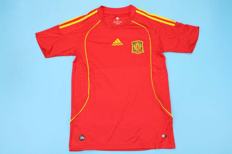 AAA Quality Spain 2008 Home Retro Soccer Jersey