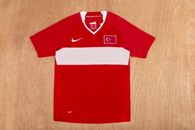 AAA Quality Turkey 2008 Home Retro Soccer Jersey