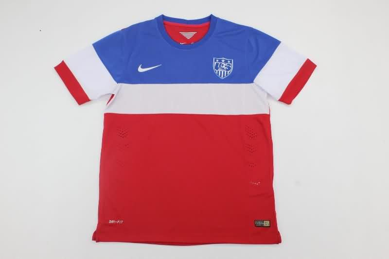 AAA Quality USA 2014 Away Retro Soccer Jersey