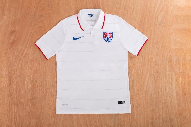 AAA Quality USA 2014 Home Retro Soccer Jersey