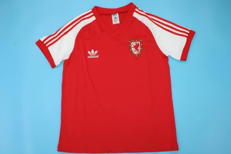 AAA Quality Wales 1984 Home Retro Soccer Jersey