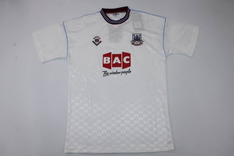 AAA Quality West Ham 1989/90 Away Retro Soccer Jersey