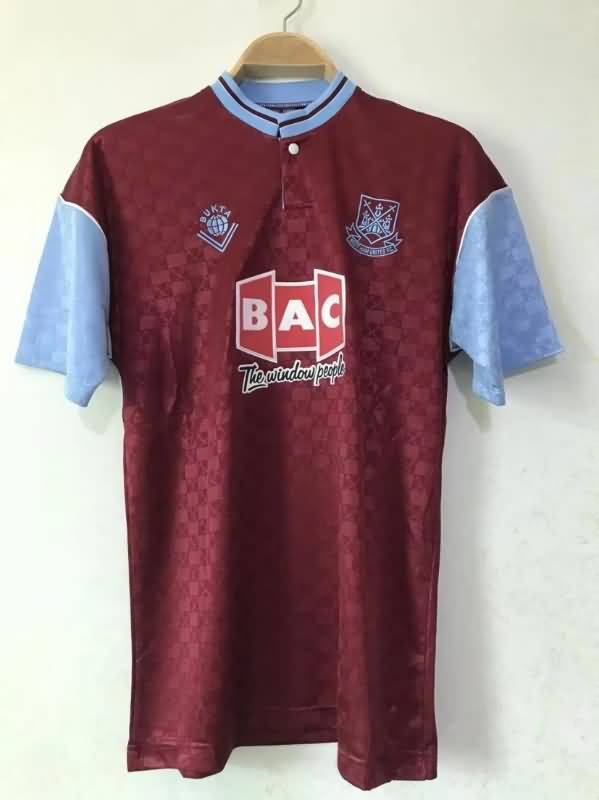 AAA Quality West Ham 1989/90 Home Retro Soccer Jersey
