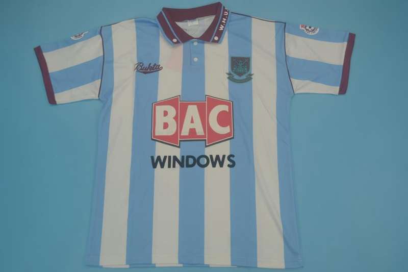 AAA Quality West Ham 1991/92 Away Retro Soccer Jersey