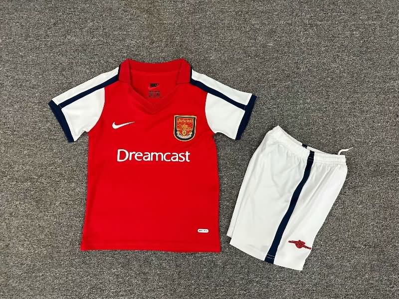 Kids Arsenal 2000/02 Home Soccer Jersey And Shorts