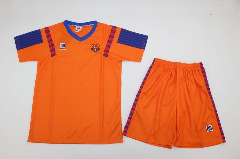 Kids Barcelona 1991/92 Away Soccer Jersey And Shorts